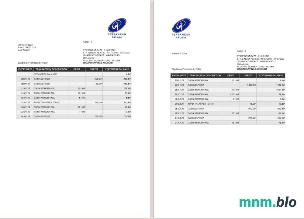 Malaysia Packet 1 Network szablon w formacie excel pdf